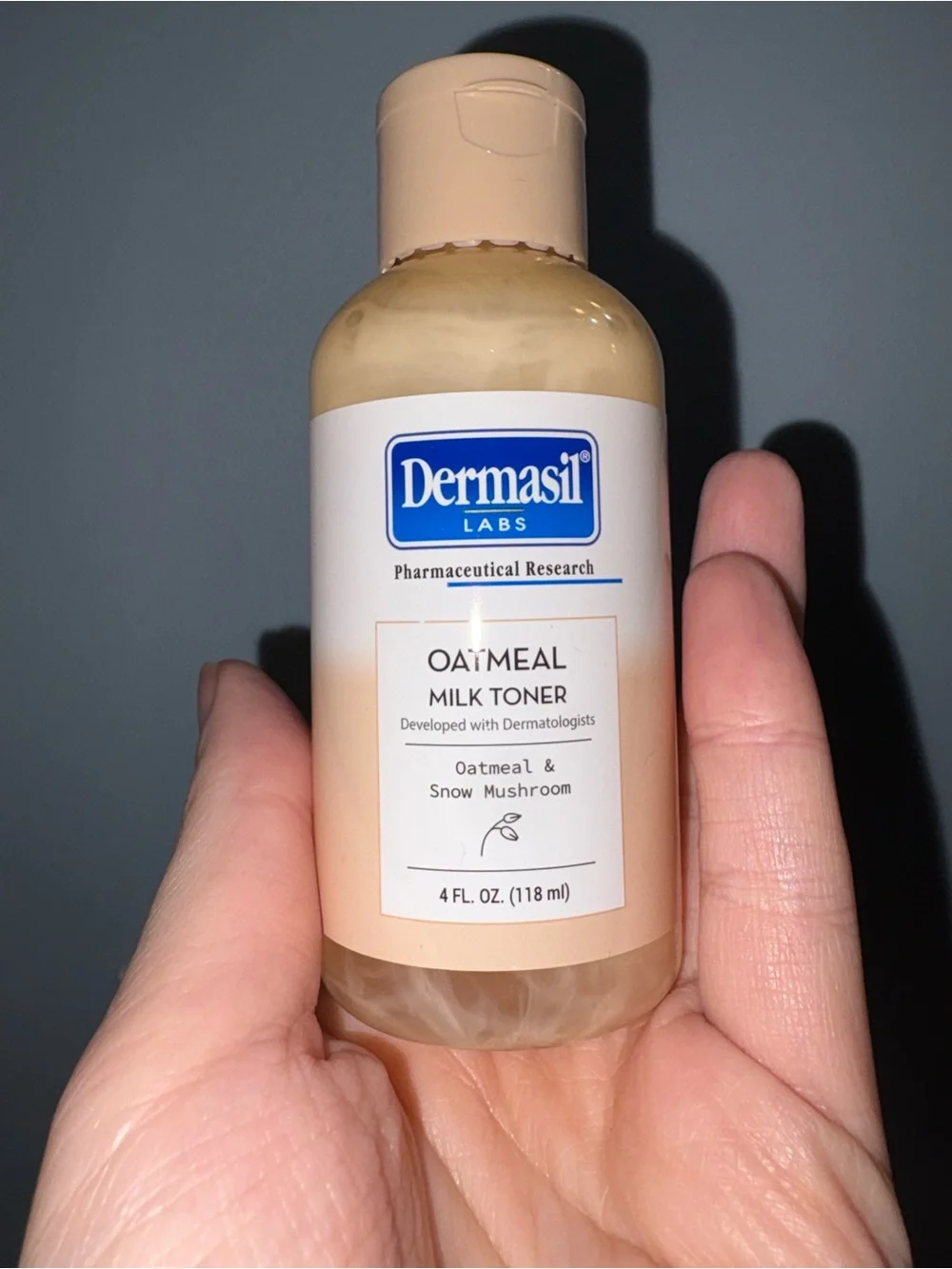 Dermasil Labs Oatmeal Milk Toner - oatmeal and snow mushroom